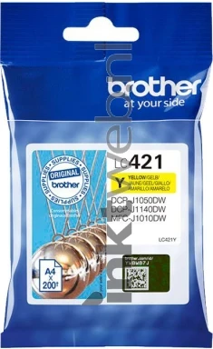 Brother LC-421Y geel