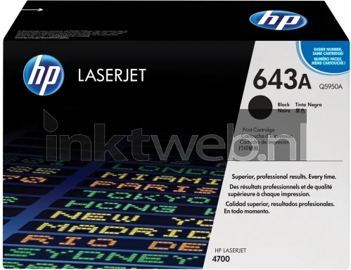 HP 643A zwart
