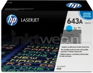 HP 643A cyaan Front box