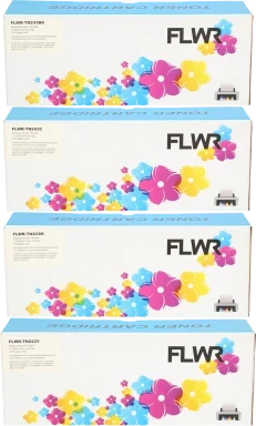 FLWR Brother TN-243 zwart en kleur