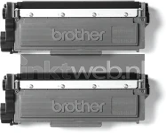 Brother TN-2320 twinpack zwart Product only