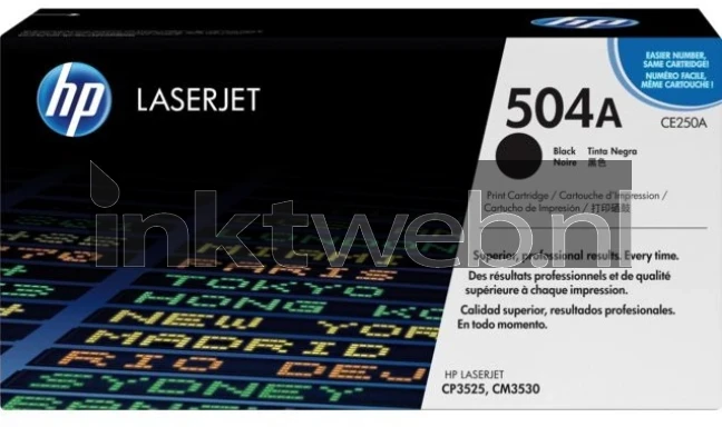 HP 504A toner zwart