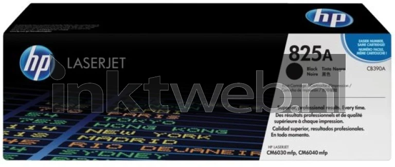 HP 825A toner zwart front box Front box