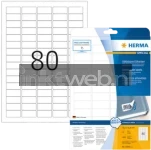 Herma 10003 Verwijderbare papieretiket 35,6 x 16,9mm wit (Origineel)
