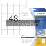 Herma 4346 Verwijderbare Papieretiket 45,7 x 21,2mm wit (Origineel)