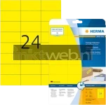 Herma 4466 Verwijderbare Papieretiket 70 x 37mm geel (Origineel)