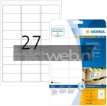 Herma 10903 Permanente Papieretiket 63,5 x 29,6mm wit (Origineel)