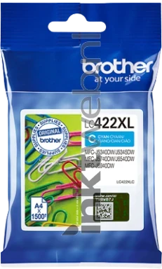 Brother LC-422XL cyaan Front box