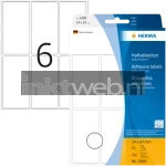 Herma 2480 Permanente papieretiket 34 x 67 mm wit (Origineel)