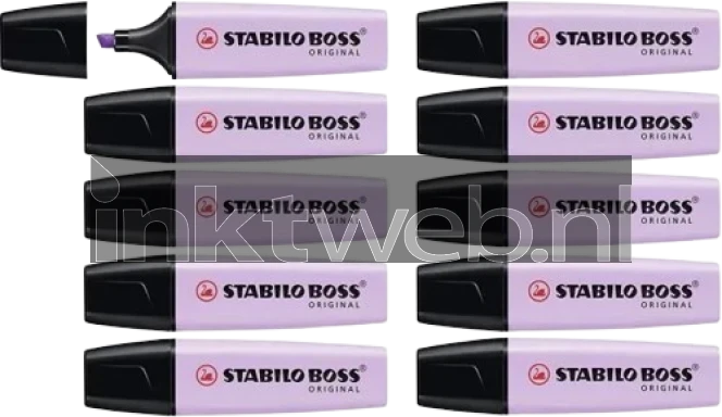 Stabilo Markeerstift Boss pastel lila 10-pack