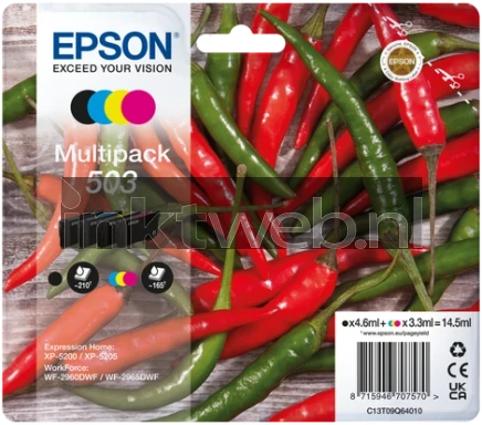 Epson 503 Multipack zwart en kleur