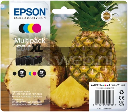 Epson 604XL Multipack zwart en kleur