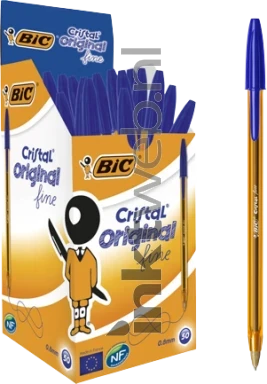 BIC Bic Cristal Fine Balpen 0,8mm 50 stuks blauw