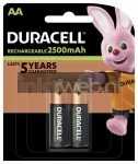 Duracell AA Rechargeable 2-pack, 2500 mAh  (Origineel)