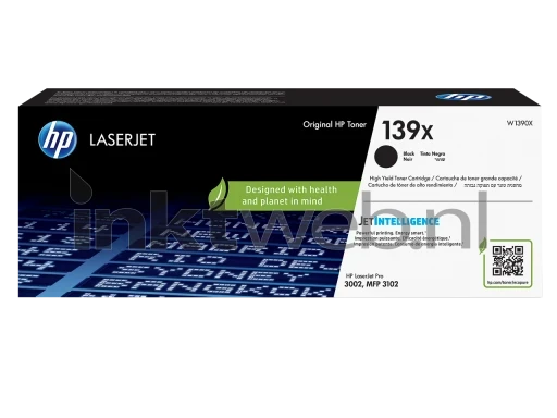 HP 139X zwart Front box