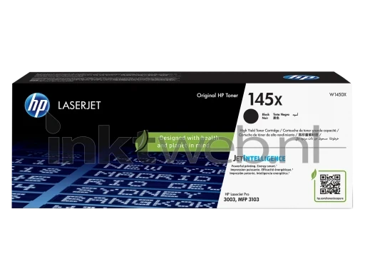 HP 145X zwart Front box