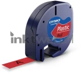 Dymo S0721630 zwart op rood breedte 12 mm