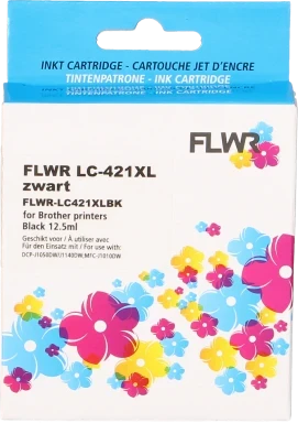 FLWR Brother LC-421XL zwart