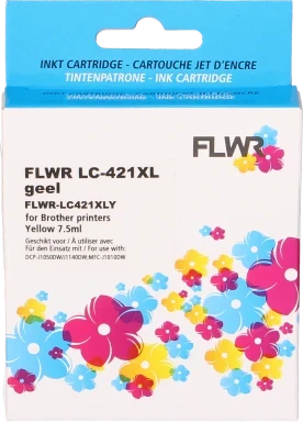 FLWR Brother LC-421XL geel