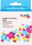 FLWR Brother LC-421XL geel (Huismerk (compatible))