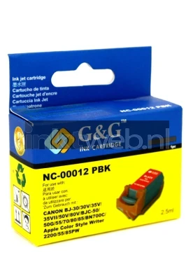 Canon BCI-12PBK foto zwart voorkant doosje Front box
