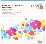 FLWR Epson 503XL Multipack zwart en kleur Front box