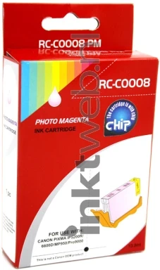 Canon CLI-8PM foto magenta voorkant doosje Front box