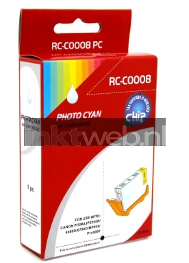 Canon CLI-8PC foto cyaan voorkant doosje Front box