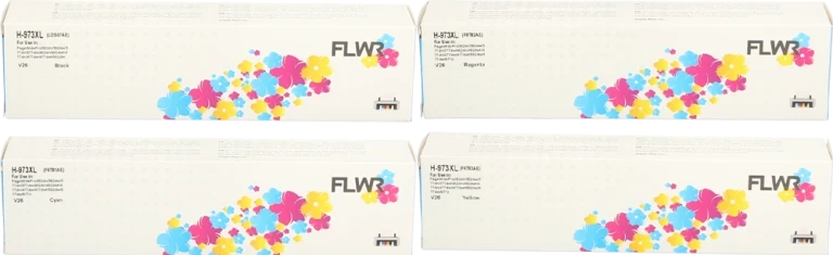 FLWR HP 973X Multipack zwart en kleur