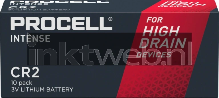 Procell Intense CR2 3V Lithium (10 stuks) Front box