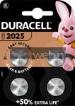 Duracell lithium CR2025 knoopcel 3V (4 stuks)  (Origineel)
