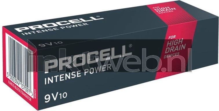 Procell Alkaline 9V 6LR61 (10 stuks) Front box