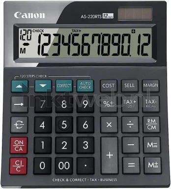 Canon AS-220RTS 12-cijferig display Zwart Product only