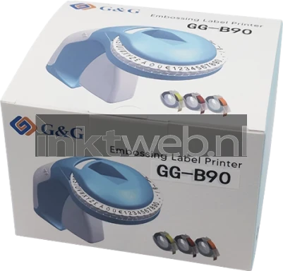 Huismerk G&G GG-B90 lettertang embosser Front box