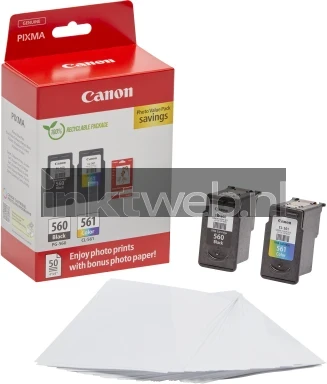 Canon CRG PG-560/CL-561 Multipack Combined box and product