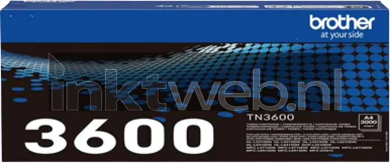 Brother TN-3600 tonercartridge zwart Front box