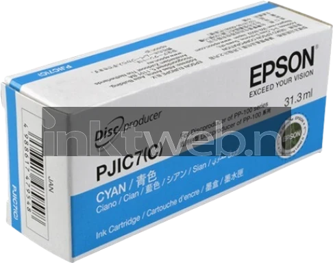 Epson Discproducer PJIC7 cyaan Front box