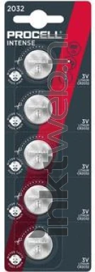 Procell Lithium Knoopcel Intense CR2032 3V (5-Pack)