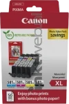 Canon CLI-581XL 4-pack met fotopapier zwart en kleur Front box