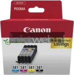 Canon CLI-581 4-pack zwart en kleur (Origineel)