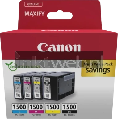 Canon PGI-1500 Multipack zwart en kleur