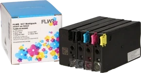 FLWR HP 937e Multipack zwart en kleur (Huismerk (compatible))