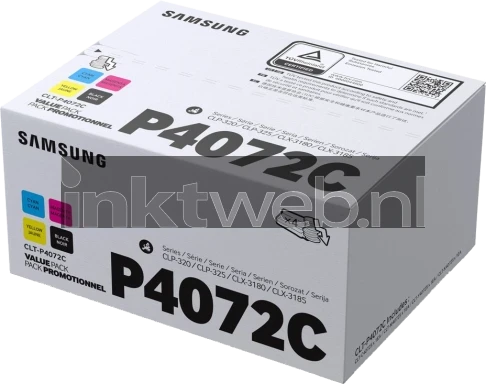 Samsung CLT-P4072C rainbow pack zwart en kleur