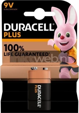 Duracell 9V Plus Power Front box