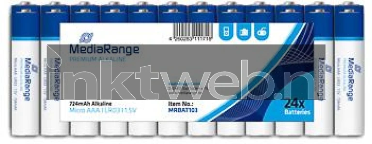 MediaRange AAA 1.5V 24-pack Front box