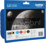 Brother LC-1000 multipack zwart en kleur (Origineel)