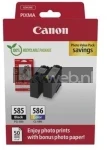 Canon 585/CL-586 Photo Value Pack zwart 