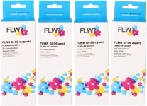 FLWR Canon GI-56 zwart en kleur (Huismerk (compatible))