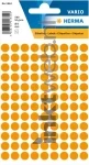 Herma 1844 Stickers rond 8mm (540stuks)  oranje (Origineel)