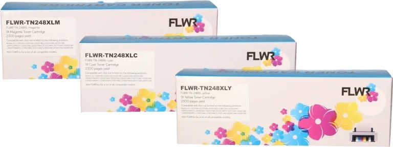 FLWR Brother TN-248XL Bundel kleur